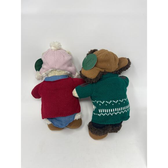 Lot of 2 Starbucks LE Limited Edition 2016 Teddy Bears Complete with Outfits 9" - Picture 5 of 10